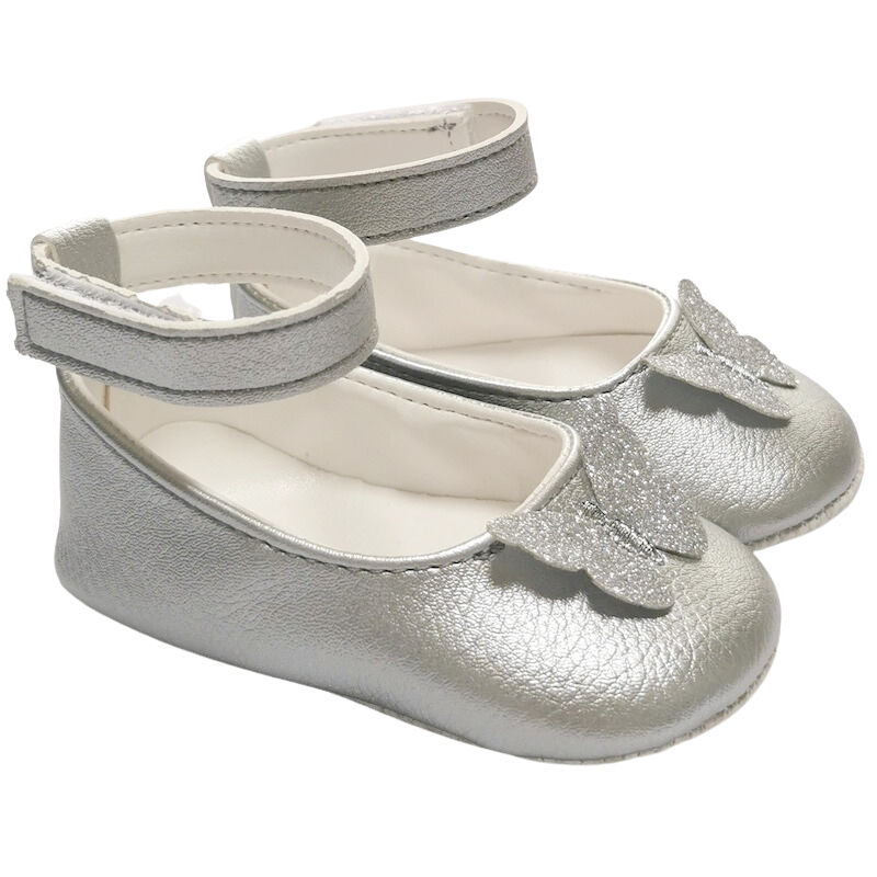 Baby girl silver store shoes